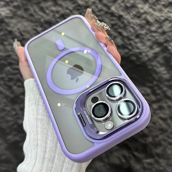 Luxury Magnetic Shockproof Phone Case For iPhone 15