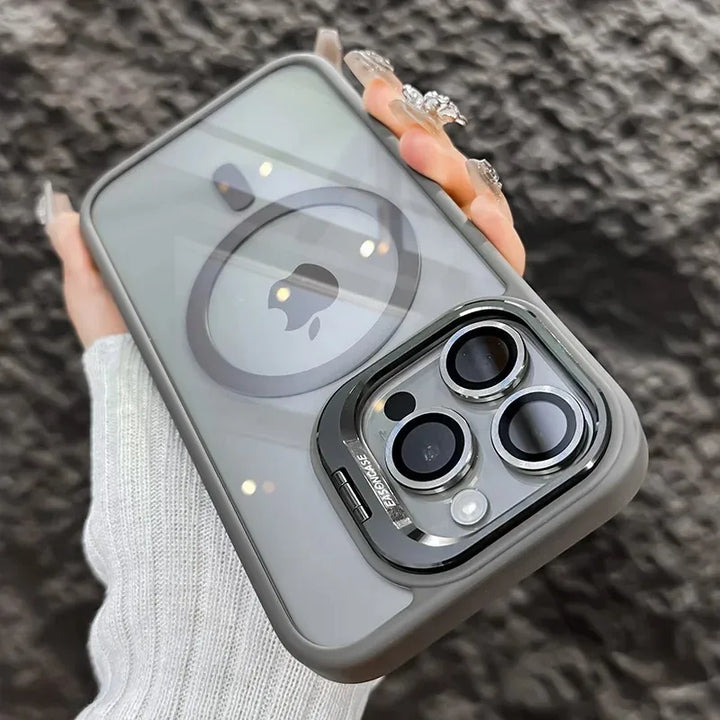 Luxury Magnetic Shockproof Phone Case For iPhone 15