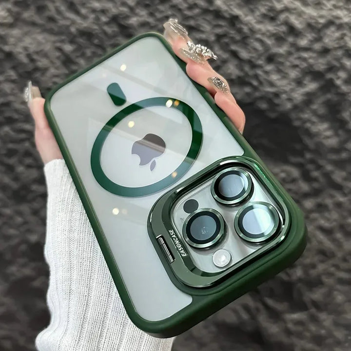 Luxury Magnetic Shockproof Phone Case For iPhone 15