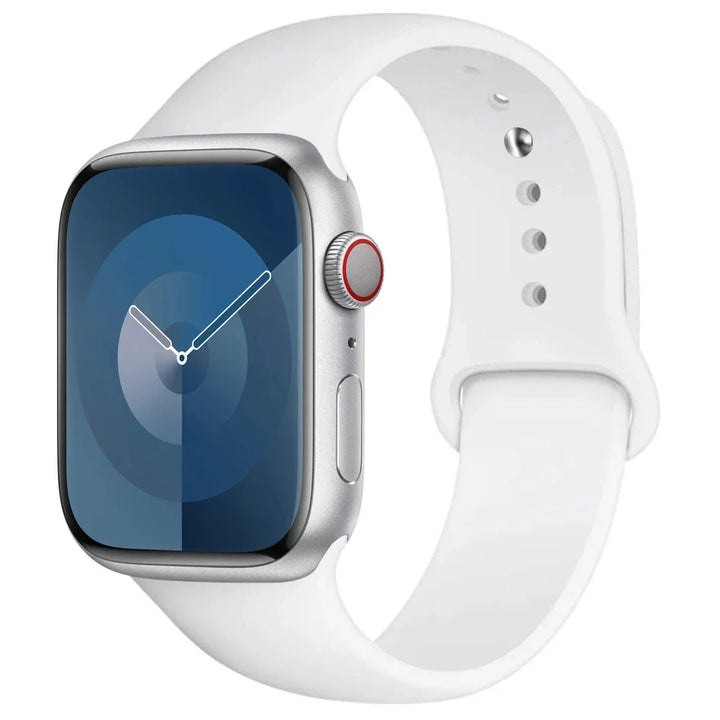 Silicone Band for Apple Watch 38mm 40mm 41mm – M/L Size – Series 3–9 & SE