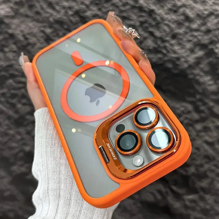 Luxury Magnetic Shockproof Phone Case For iPhone 15