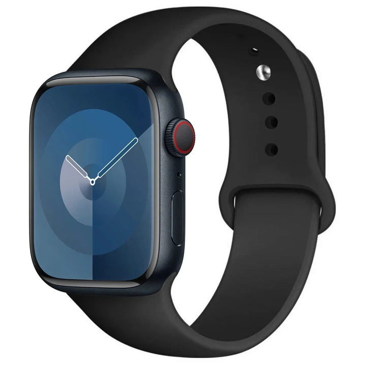 Silicone Band for Apple Watch 38mm 40mm 41mm – M/L Size – Series 3–9 & SE