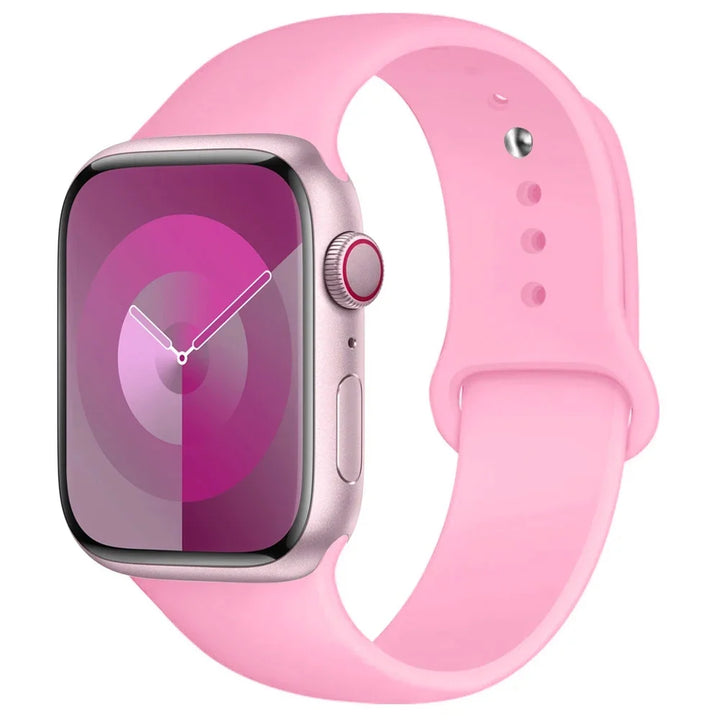 Silicone Band for Apple Watch 38mm 40mm 41mm – M/L Size – Series 3–9 & SE