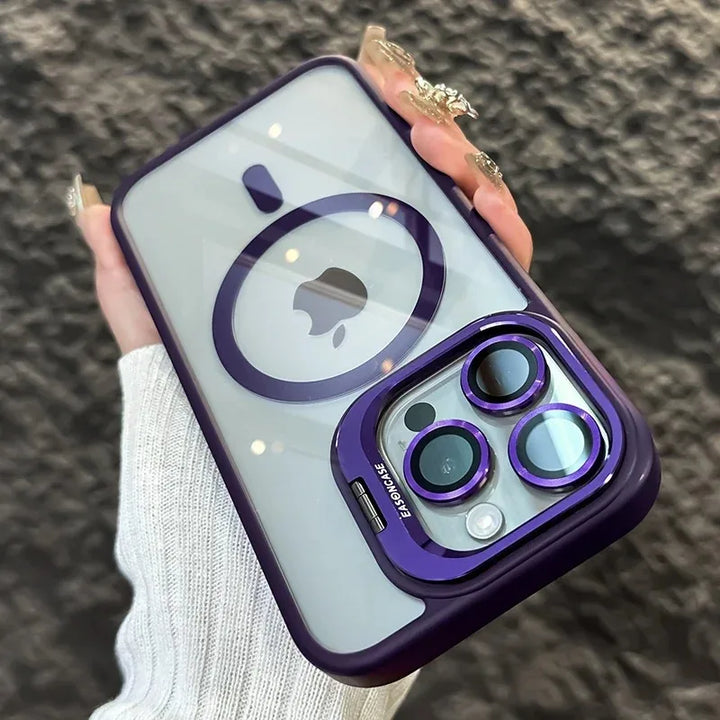 Luxury Magnetic Shockproof Phone Case For iPhone 15