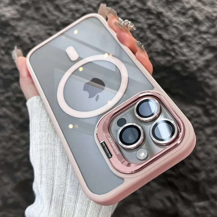 Luxury Magnetic Shockproof Phone Case For iPhone 15