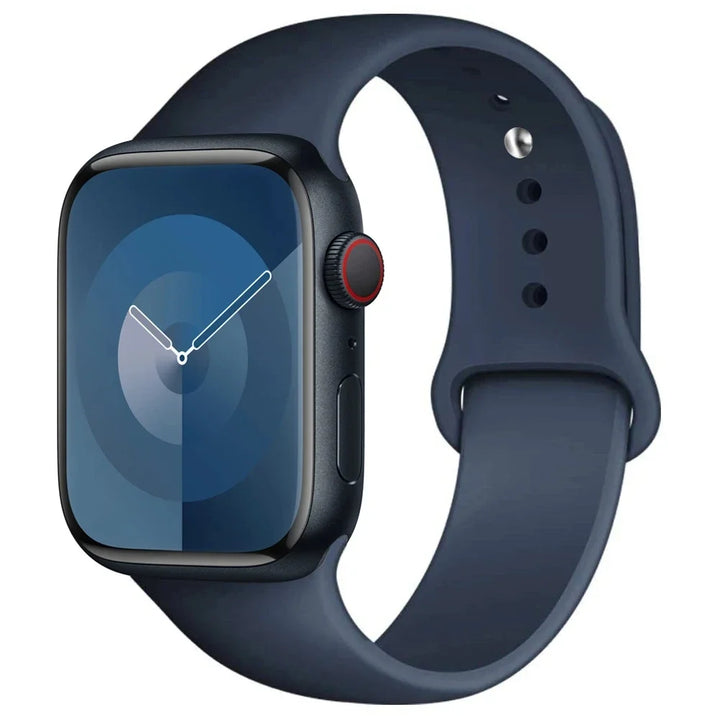 Silicone Band for Apple Watch 42mm 44mm 45mm – M/L Size – Series 3–9 & SE